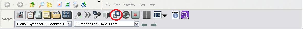 TCE toolbar