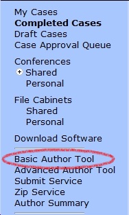 Basic author login