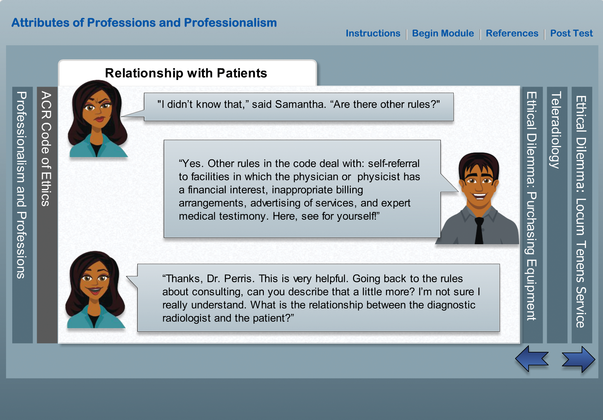 Professionalism Module