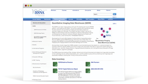 The Quantitative Imaging Data Warehouse (QIDW)