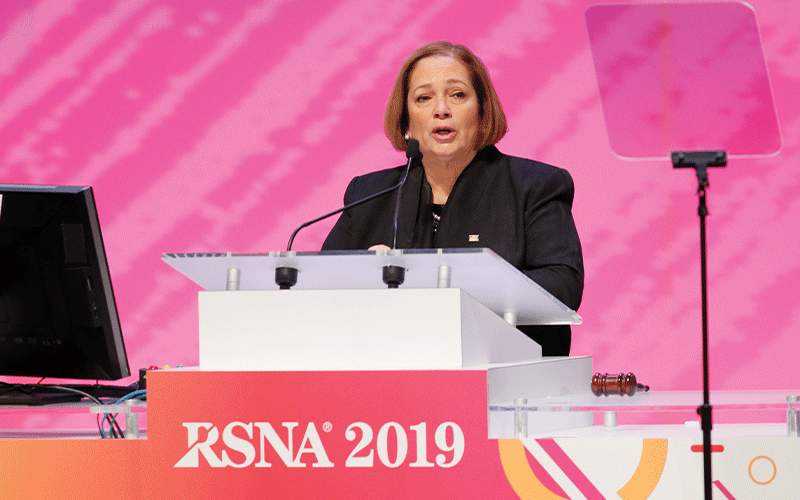 RSNA 2019 Jackson at podium