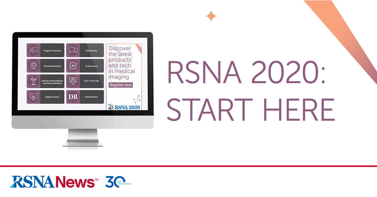 newsRSNA2020starthere RSNA