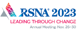 RSNA 2023 Branded Logo with Meeting Date