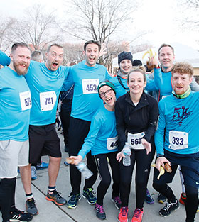 Participants in the 2017 Fun Run