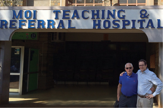Along with manning the digital X-ray truck during frequent excursions to Kenya, David Avrin, M.D., Ph.D. Along with manning the digital X-ray truck during frequent excursions to Kenya, David Avrin, M.D., Ph.D.