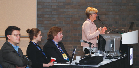 Susan John, MD, in a panel discussion on methods and tools for improving the patient interactions that define patient-centered care during an RSNA 2016 session Susan John, MD, in a panel discussion on methods and tools for improving the patient interactions that define patient-centered care during an RSNA 2016 session