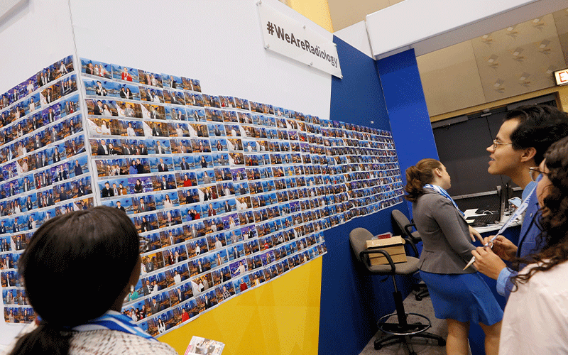 RSNA 2019 WeAreRadiology wall