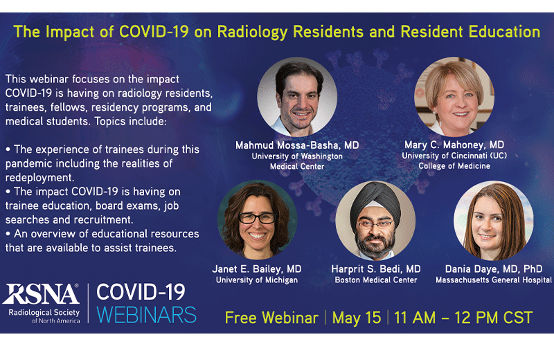 Resident COVID-19 Webinar feature