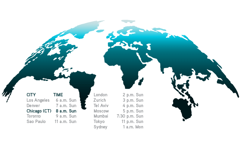time zone map 2020