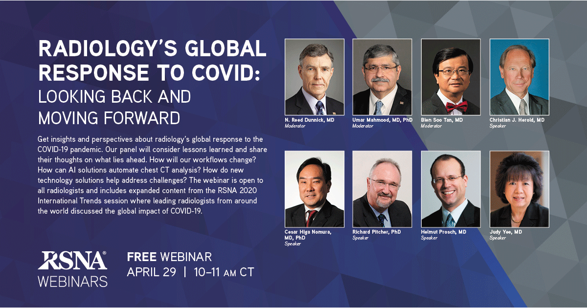 Covid Global Response Webinar Rsna