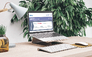 Journal titles on computer feature