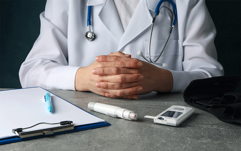 Doctor diabetes consult