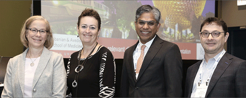 (Left to right): Slanetz, Lewis, Philip, Sarkany