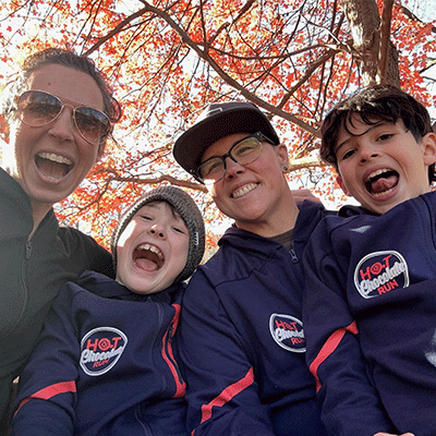 Anne Darrow, MD, MA with family