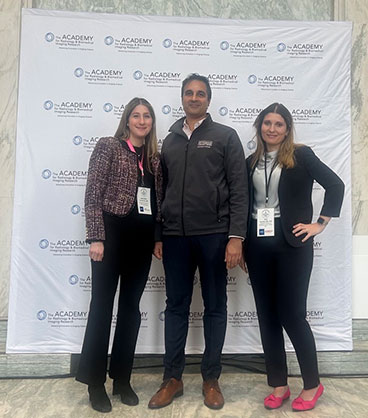 Samantha Zuckerman, Rahul Sheth and Jana Ivanidze at the 2026 Capitol Hill Day