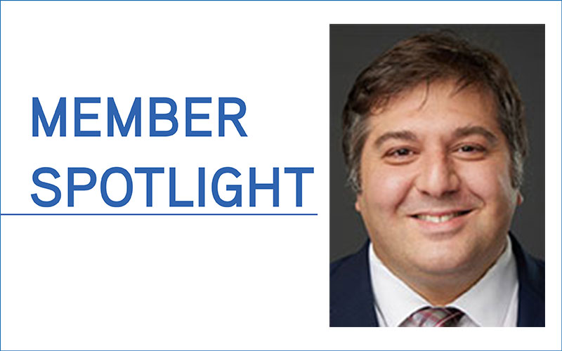 Feature card for RSNA Member Spotlight Eugenio Zalaquett, MD, MS