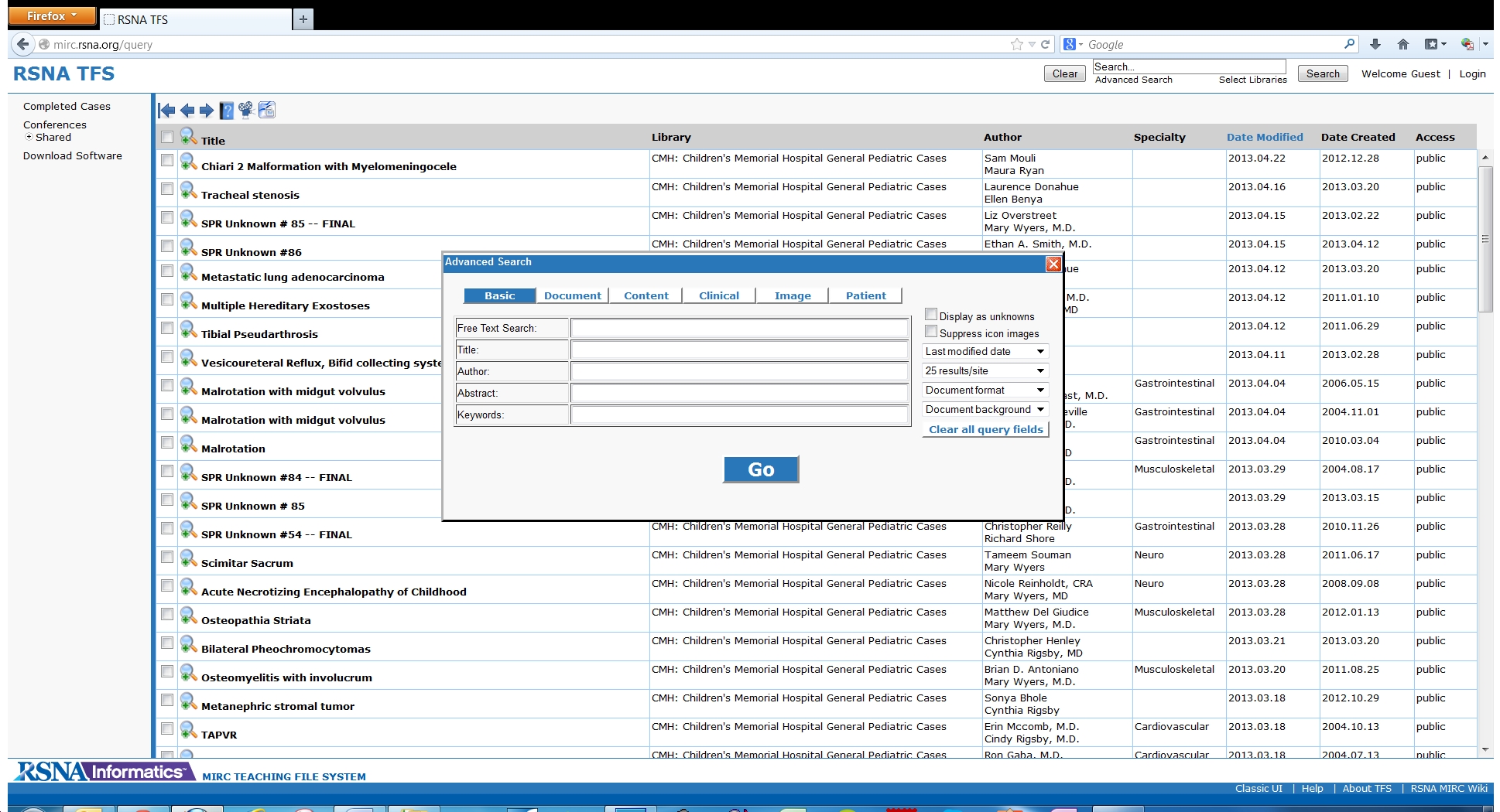 TFS Advanced Search TFS Advanced Search