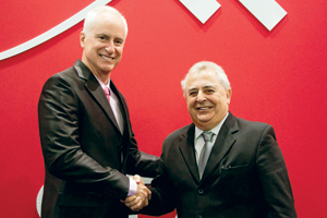 Photo of Dr. Bisset with SPR President Ricardo Baaklini